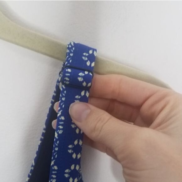 Robin Piccone Front Tie One-Piece Swimsuit Cornflower 6 NWT - Picture 10 of 13